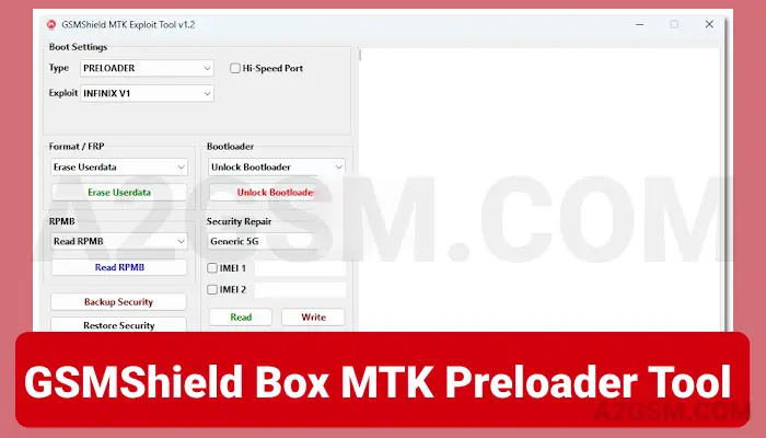 GSMShield Box MTK Preloader Tool