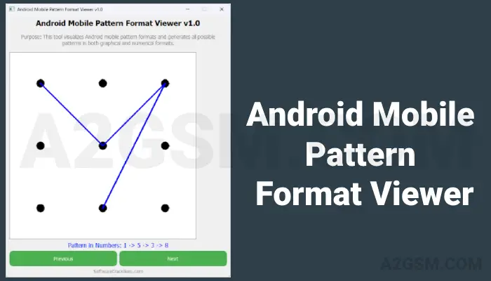 Android Mobile Pattern Format Viewer
