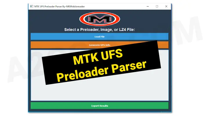 MTK UFS Preloader Parser