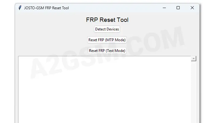 JOSTO-GSM FRP Reset Tool