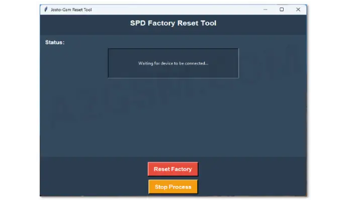 SPD Factory Reset Tool