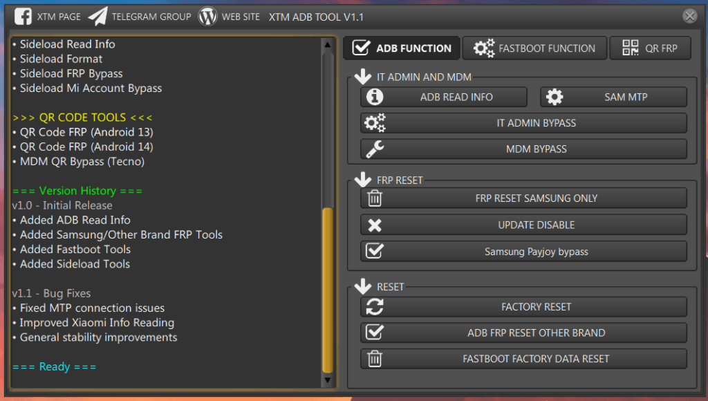 XTM ADB Tool v1.1 Full Activated Free Download XTM ADB tool activated