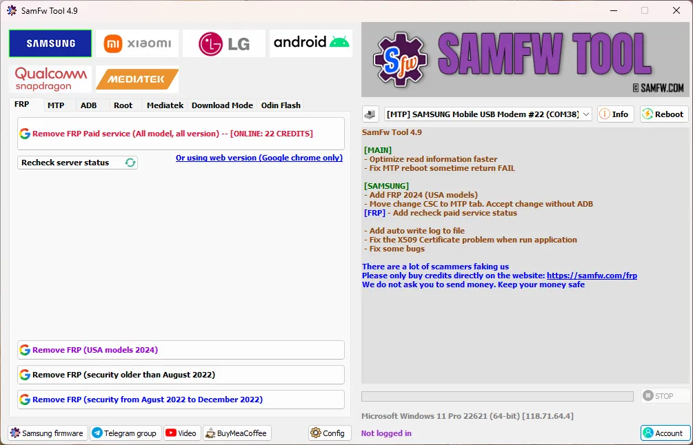 samfw tool