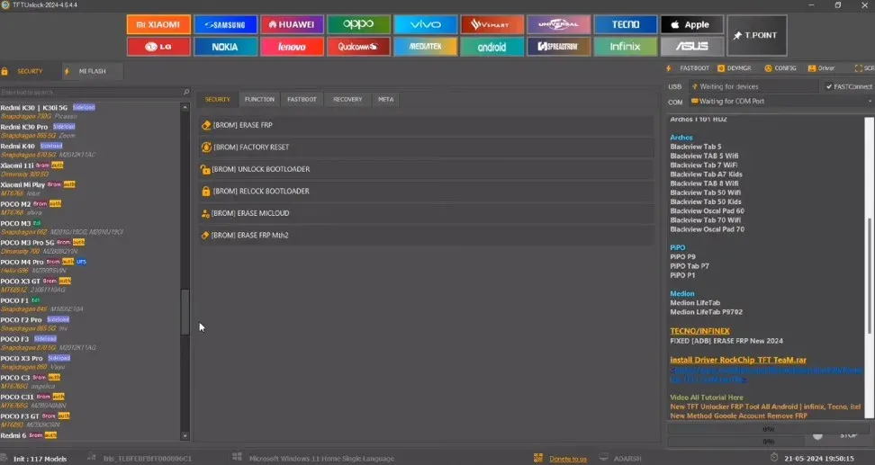 TFT Unlock Tool
