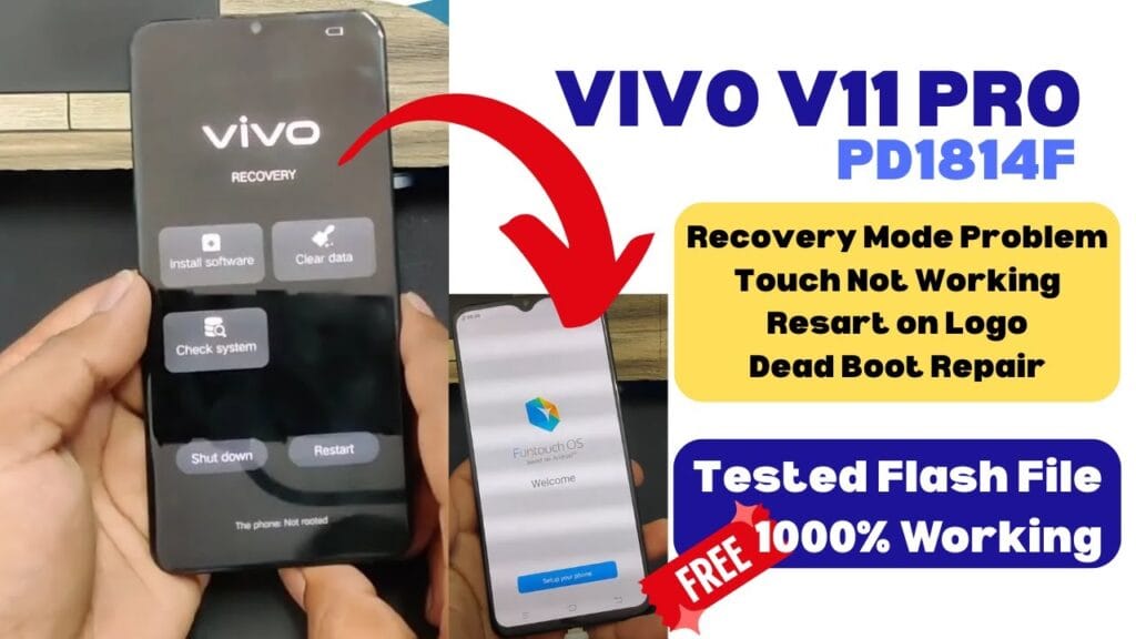 Vivo V11 Pro (PD1814F) Flash File (Auto Recovery Mode Fix) 1 vivo v11 pro flash file